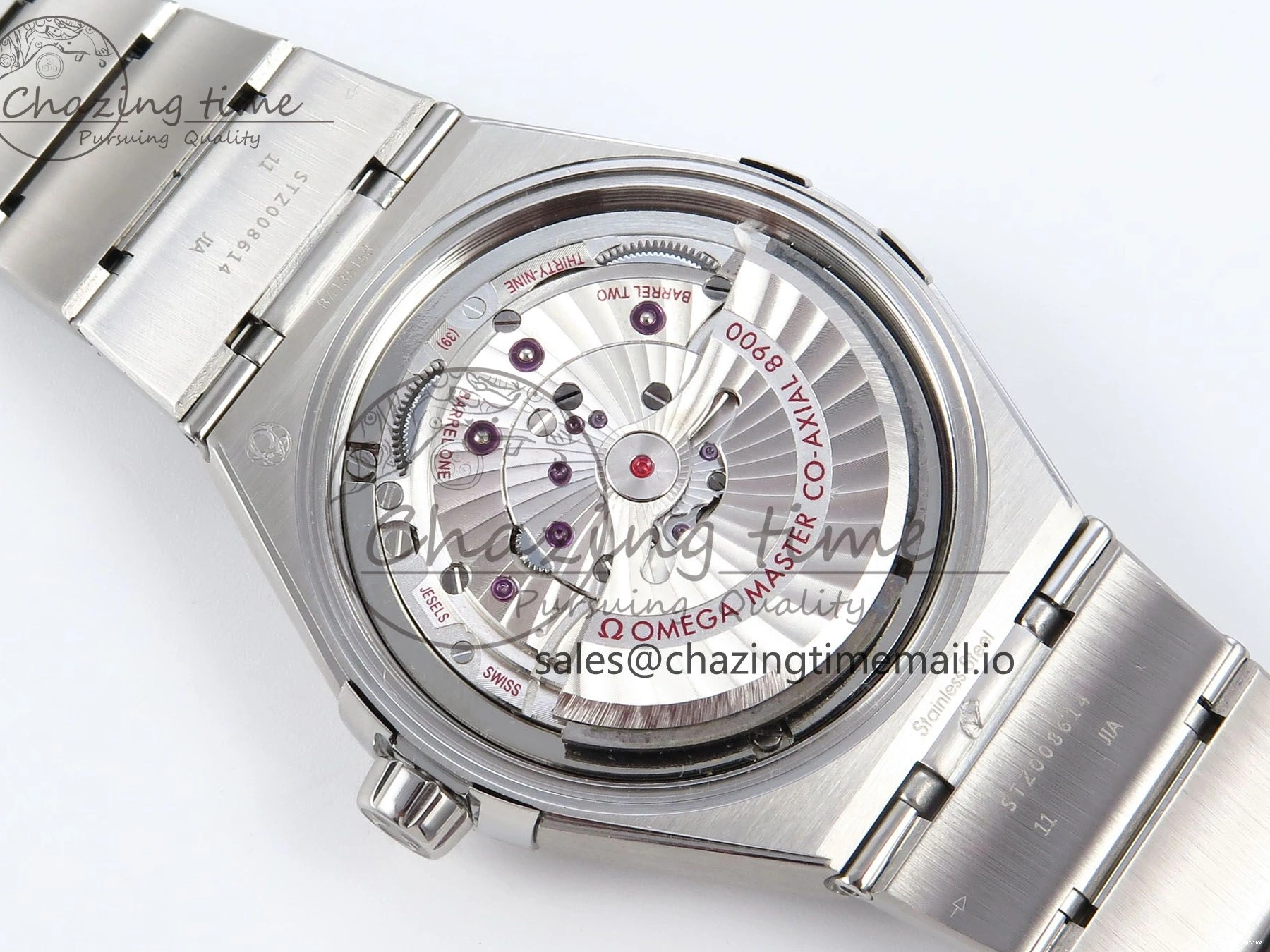 0224 Constellation 41mm SS ASWF 1:1 Best Edition Gray Dial on SS Bracelet A Breathable 7696